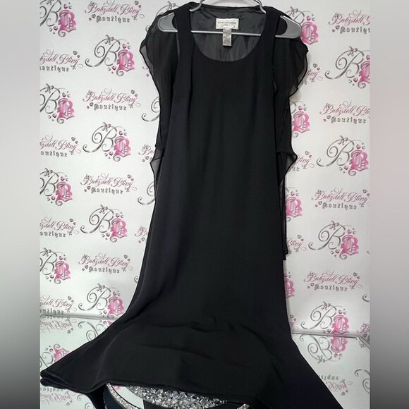 Evan picone dress Flowy Elegant Black Evening Dress